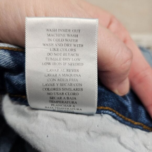 Kancan Signature Denim Distressed Button-Front Mini Skirt S Distressed Casual‎ - Picture 5 of 11